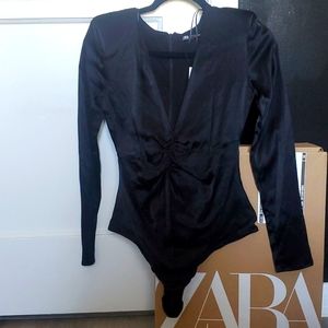 Zara  long sleeve bodysuit